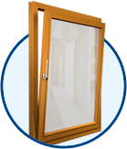 Замена стеклопакета в деревянных окнах